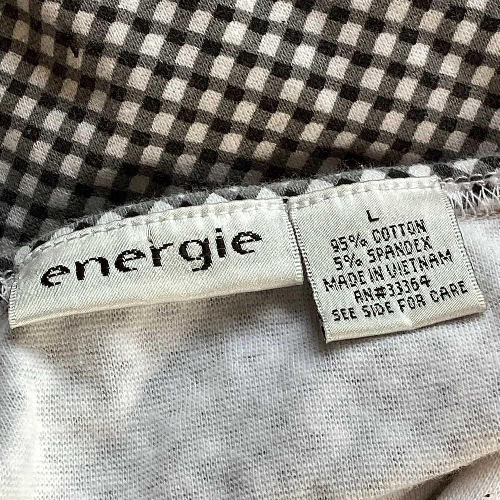 ⚓️ HALTER  TOP Vintage energie 
Black & White  CHECKS EPLVC - Picture 5 of 15